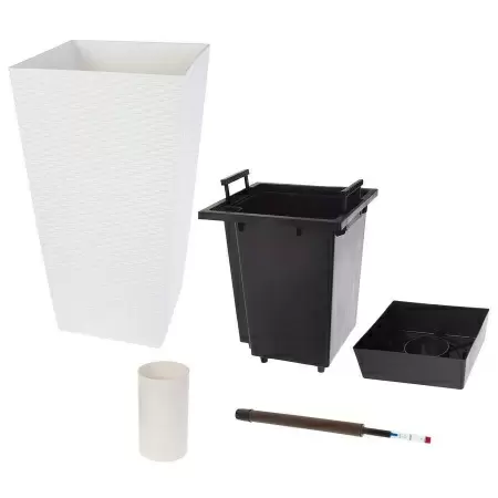 Пластиковое кашпо с автополивом Conic Twist