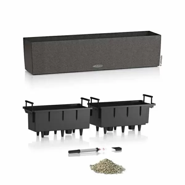 Кашпо Lechuza Balconera Stone 80