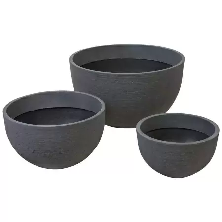 Цветочный горшок Gray sand Round Цветочный горшок Gray sand Round