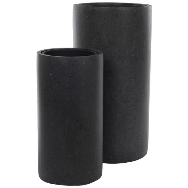 Большой горшок Cement Grey Сylinder