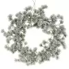 Венок еловый искусственный Заснеженный