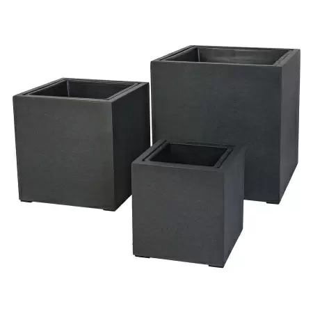 Цветочный горшок Natural smooth Cube