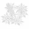 Ветка искусственная Снежинки