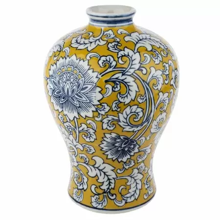 Керамическая ваза Шинуазри Yellow