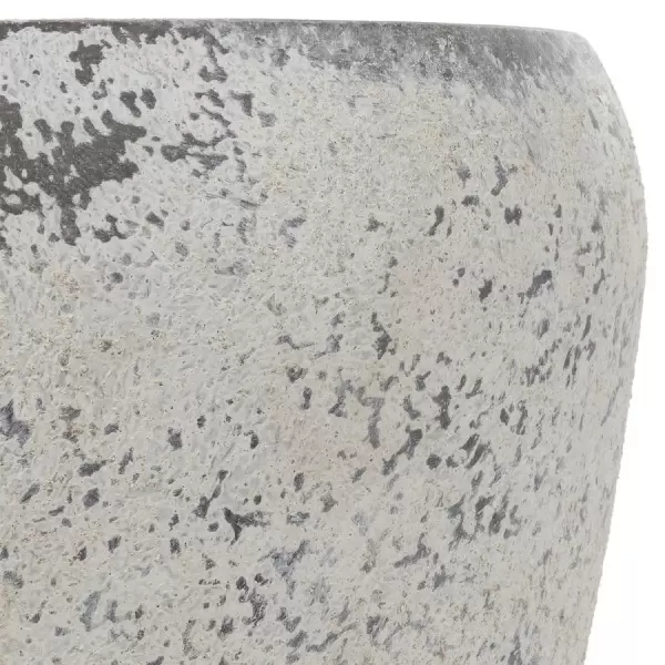 Большой цветочный горшок Plain Round Patina