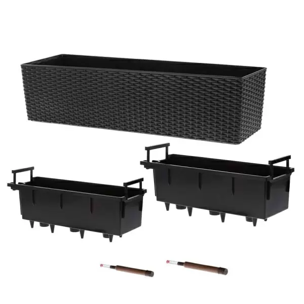 Пластиковое кашпо с автополивом Balcony Twist