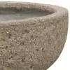 Большой цветочный горшок Plain stone Round