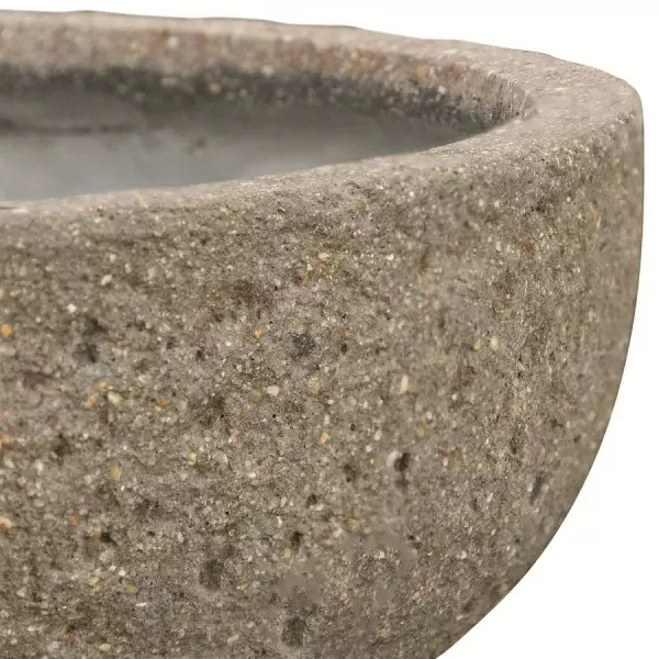 Большой цветочный горшок Plain stone Round