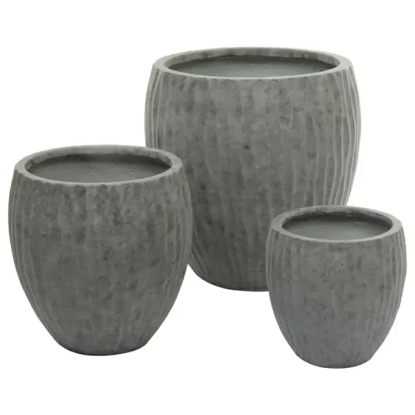 Большой уличный горшок Waves Round