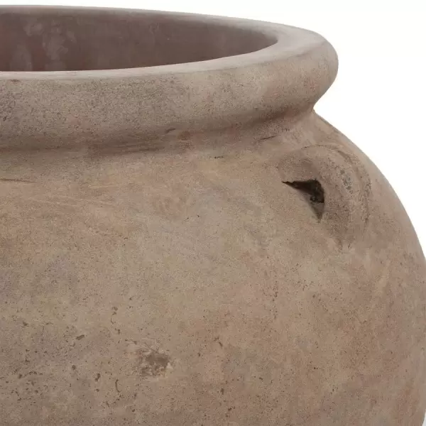 Горшок из глины Jar round