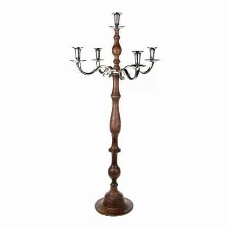 Подсвечник деревянный высокий