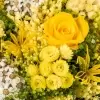 Стабилизированный букет Гарден желтый