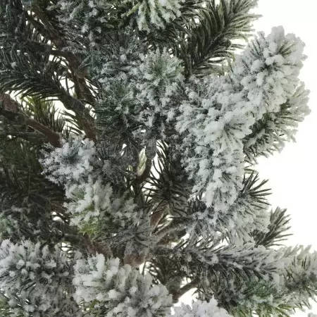Ель настольная заснеженная искусственная 