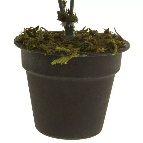 Пуансеттия искусственная в горшке