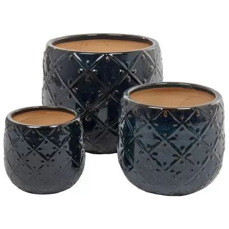 Кашпо керамическое Портвейн