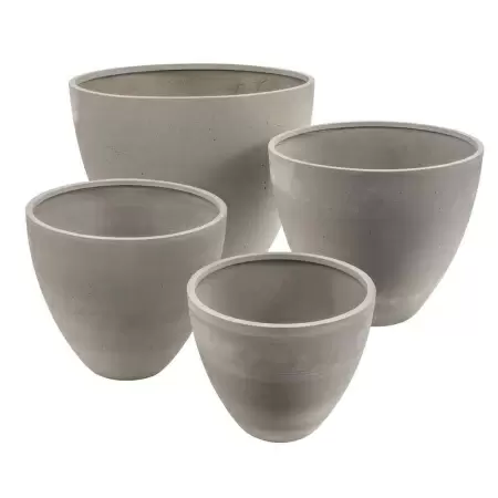 Большой уличный горшок Sandy Cement