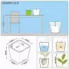 Кашпо Lechuza Quadro LS Кашпо Lechuza Quadro LS
