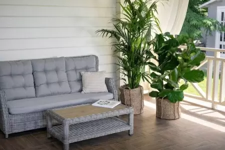 Кашпо плетеное Tower фото