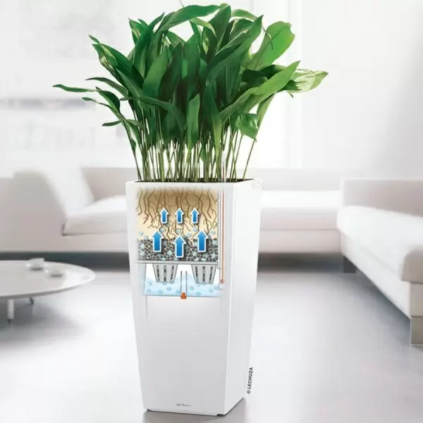 Кашпо Lechuza Cubico Premium