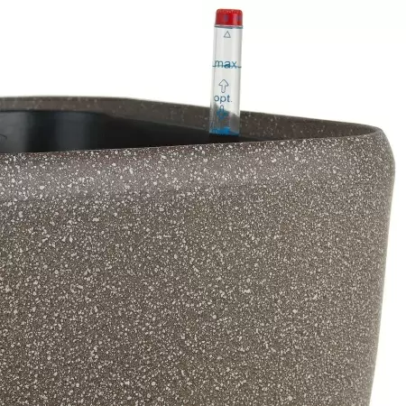 Пластиковое кашпо с автополивом Square Stone