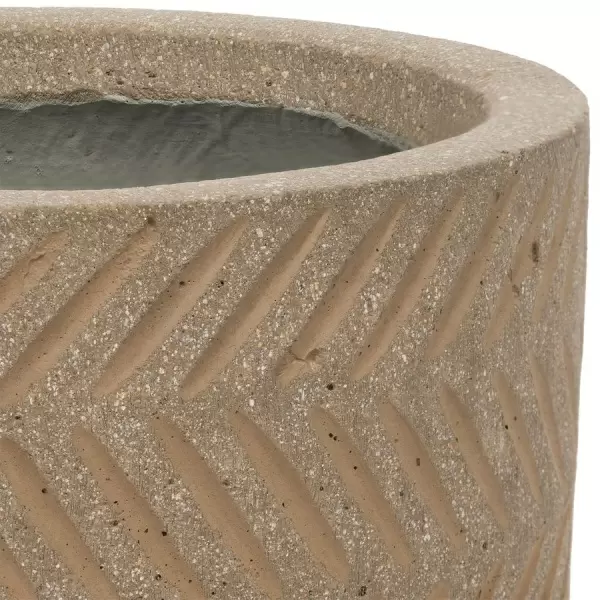 Большой горшок Fishbone Fossil-wood Cylinder