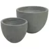 Большой уличный горшок Sandy Cement