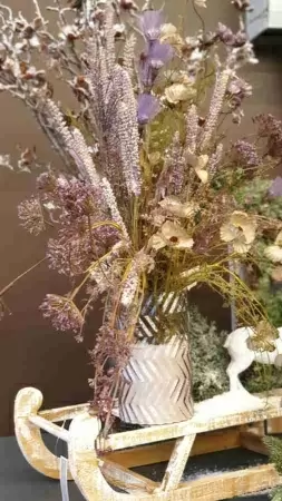 Стеклянная ваза Домания