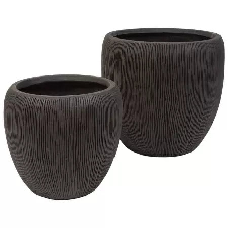 Цветочный горшок Pm-bgray Round