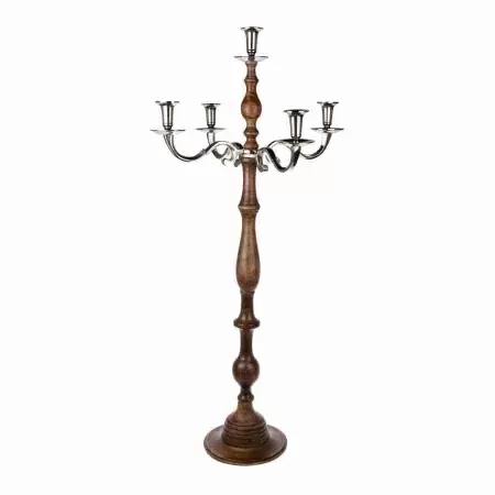 Подсвечник деревянный высокий