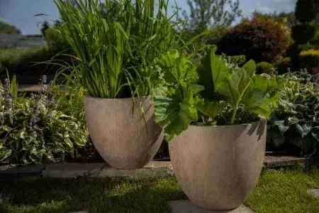 Цветочный горшок Round Terra Washed bowl