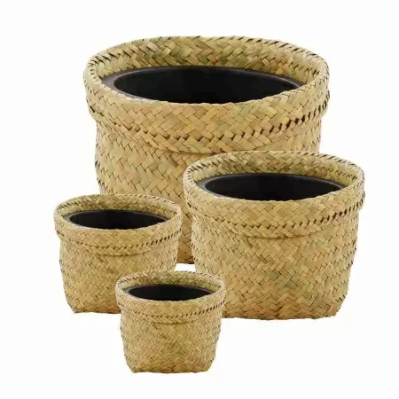 Плетеное кашпо Sumbawa Collar