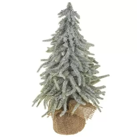 Ель настольная заснеженная искусственная  Ель настольная заснеженная искусственная