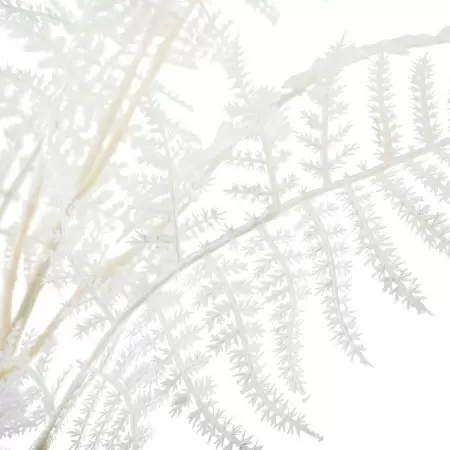 Белый искусственный папоротник Белый искусственный папоротник