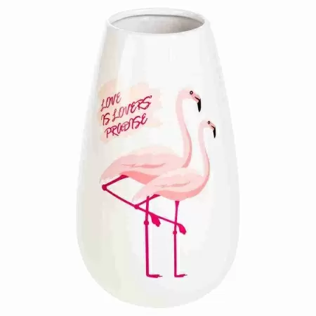 Декоративная ваза Фламинго