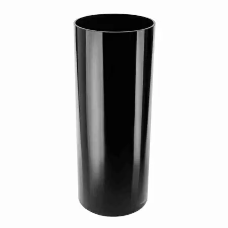 Стеклянная ваза Черный цилиндр