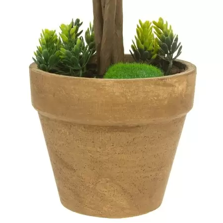 Самшит искусственный Шар в кашпо 