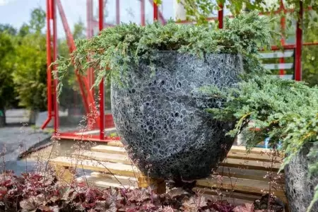 Цветочный горшок Egg round