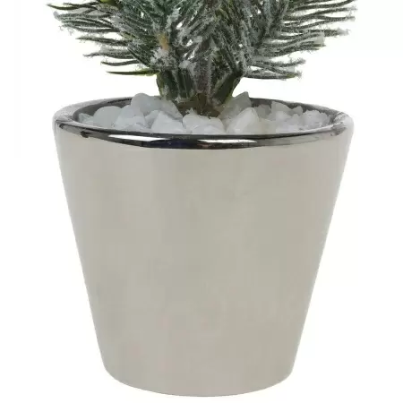 Ель настольная заснеженная искусственная 