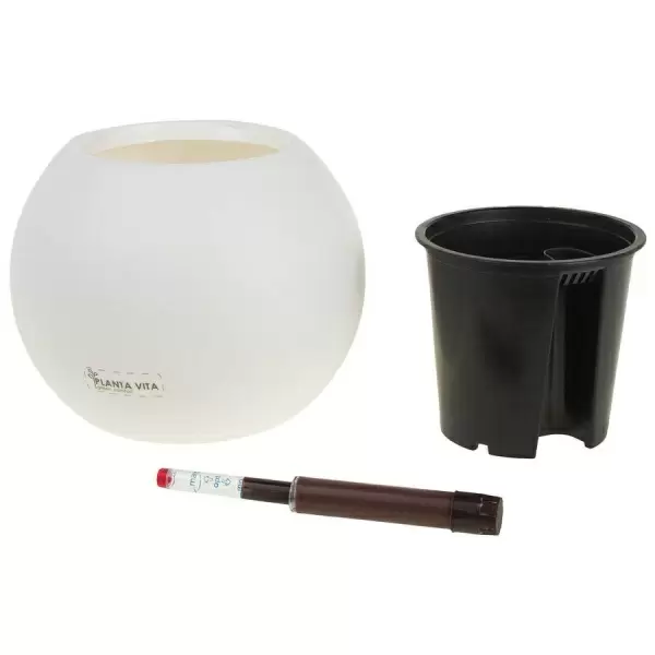 Пластиковое кашпо с автополивом Ball Matt