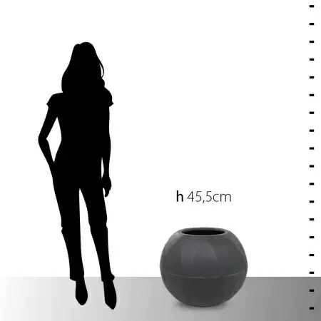 Большой круглый горшок Diamond Ball