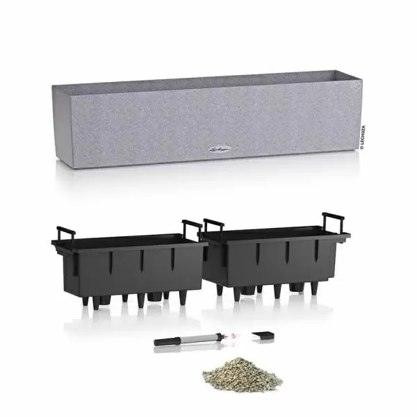 Кашпо Lechuza Balconera Stone 80 Кашпо Lechuza Balconera Stone 80