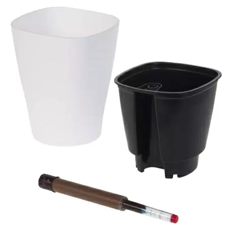 Пластиковое кашпо с автополивом Crater Matt