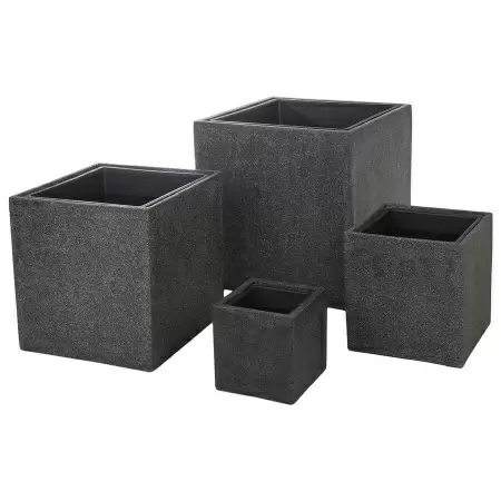 Прямоугольный большой горшок Rock Cube Прямоугольный большой горшок Rock Cube