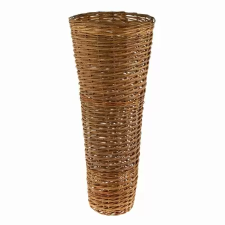 Плетеный вазон для цветов
