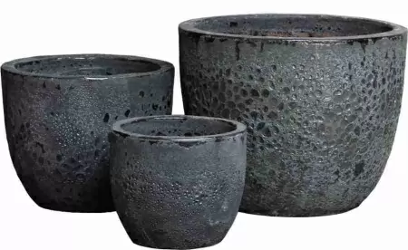 Цветочный горшок S-black Jar