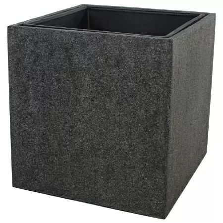 Прямоугольный большой горшок Rock Cube Прямоугольный большой горшок Rock Cube