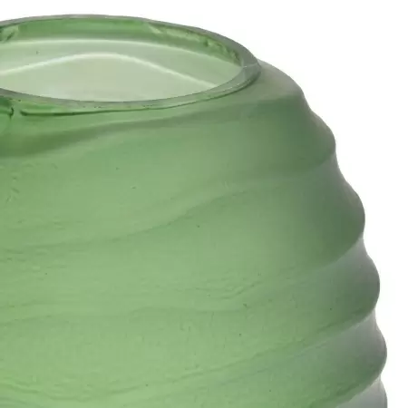 Стеклянная ваза Изумрудная