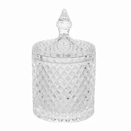 Стеклянная ваза с крышкой Dainty