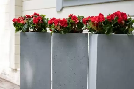 Цветочный горшок Square Natural Smooth rect