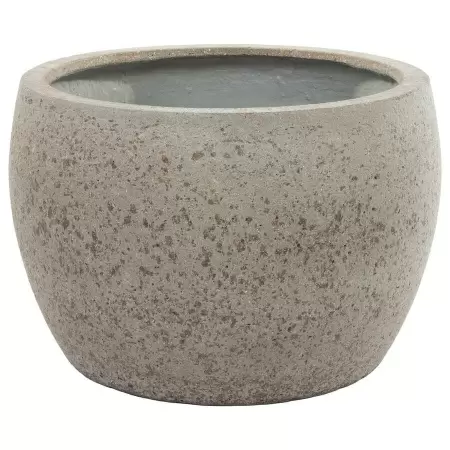 Большой цветочный горшок Plain stone Round